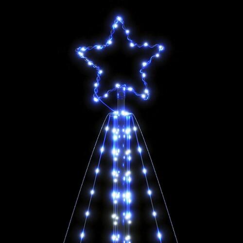 Juletræslys 615 LED'er 404,5 cm blå