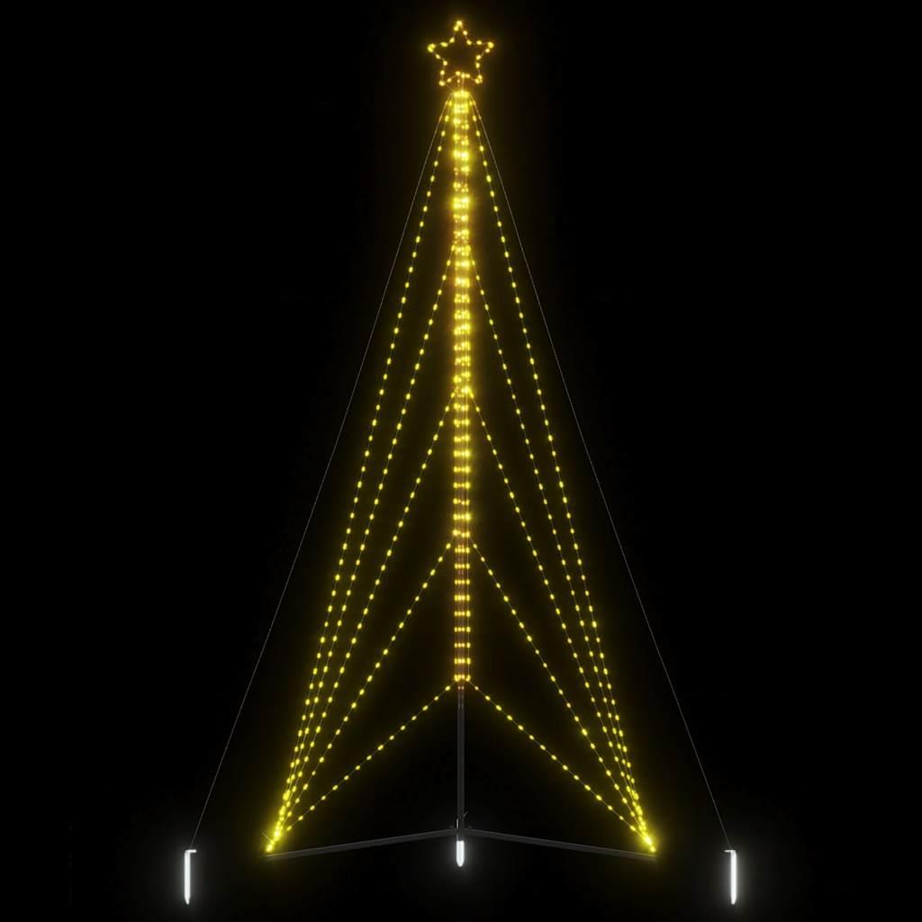 Juletræslys 615 LED'er 404,5 cm varmt hvidt lys