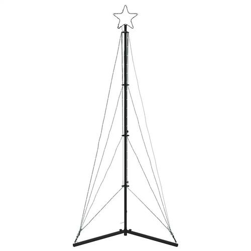 LED-juletræ 363 LED'er 182 cm koldt hvidt lys