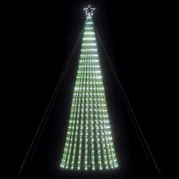 Lysende juletræ 1028 LED'er 403 cm koldt hvidt lys
