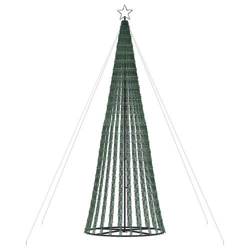 LED-juletræ 1028 LED'er 403 cm koldt hvidt lys