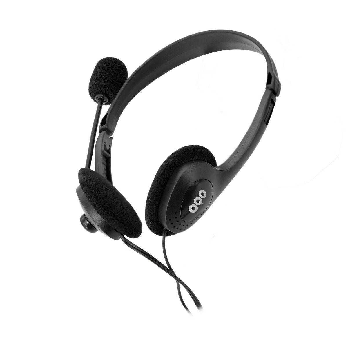 OQO AU001-U headset med mikrofon - USB, sort/multifarvet