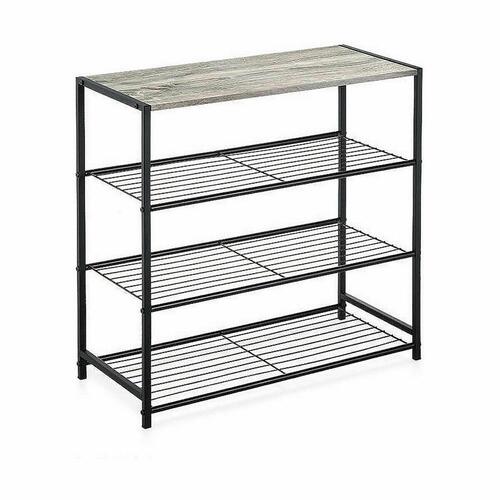 Hylder Confortime Sort Metal 60 x 30 x 63,5 cm (3 enheder)