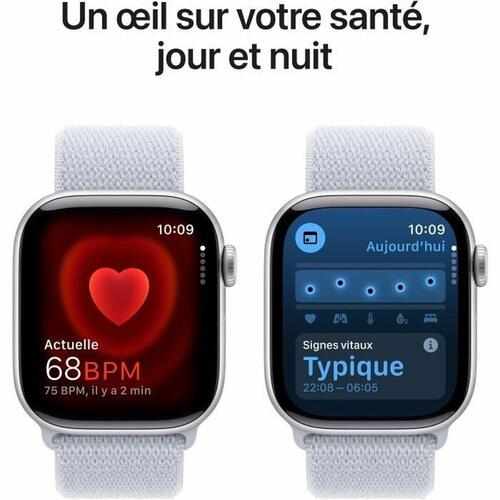 Smartwatch Apple Watch Series 10 Blå Sølvfarvet