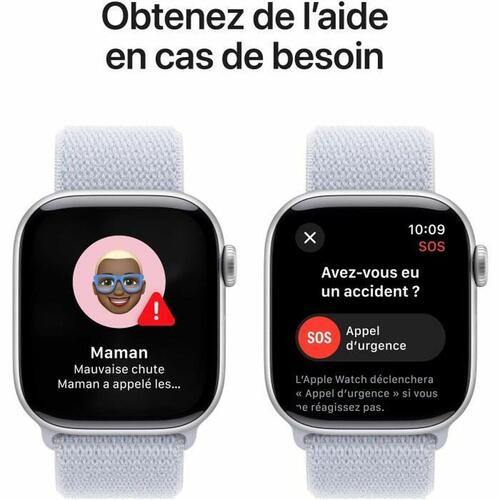 Smartwatch Apple Watch Series 10 Blå Sølvfarvet