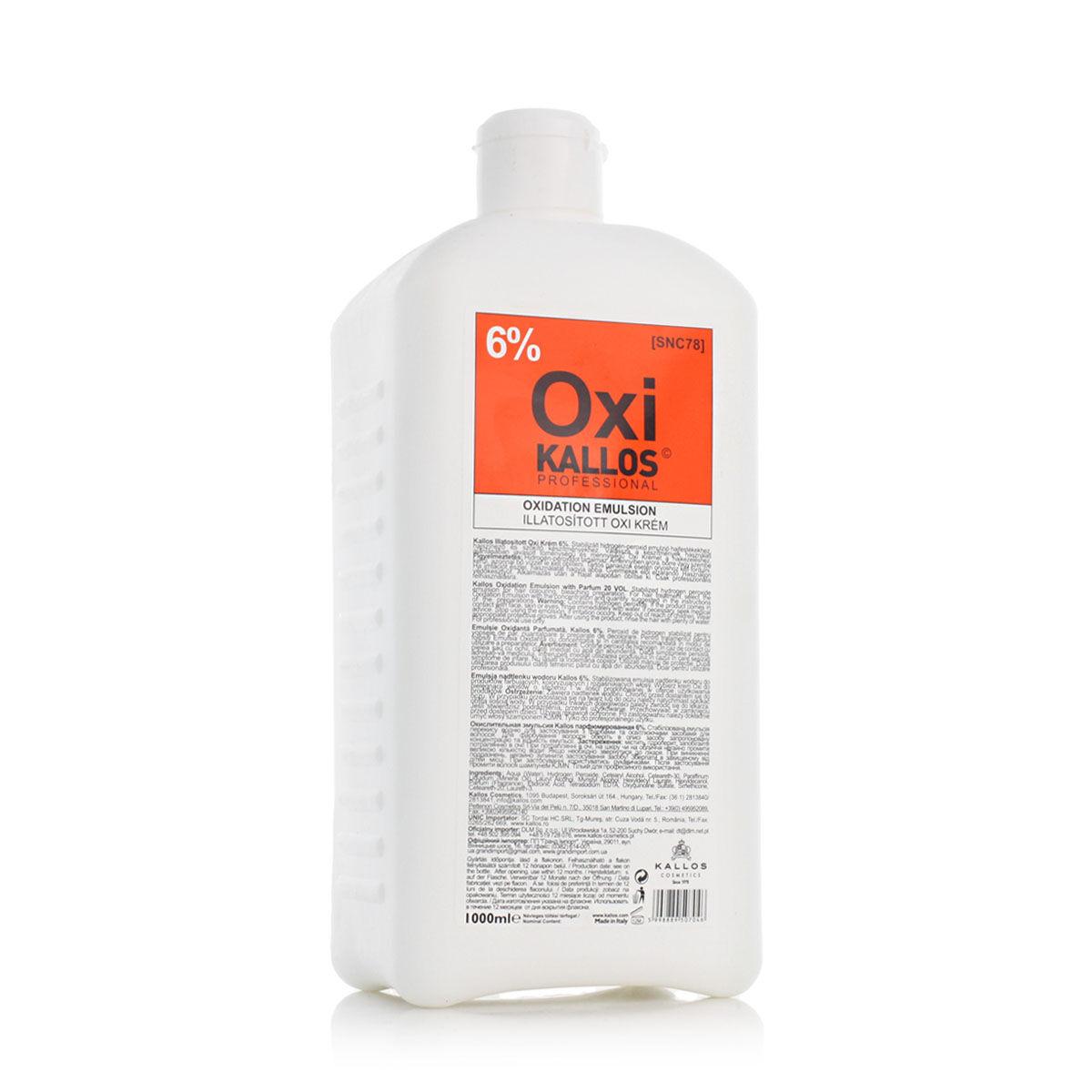 Håroxidant Kallos Cosmetics Oxi 6% 20 vol 1 L