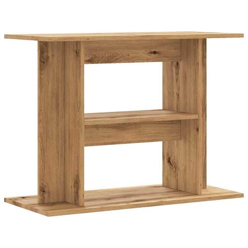 Akvariebord 80x35x60 cm konstrueret træ kunsteg