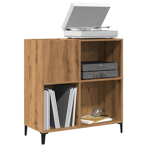 Vinylskab 84,5x38x89 cm konstrueret træ kunsteg