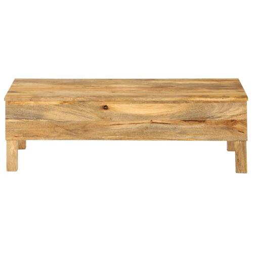Sofabord i massivt mangotræ 110 x 55 x 35 cm