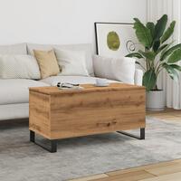 Sofabord 90x44,5x45 cm konstrueret træ kunsteg
