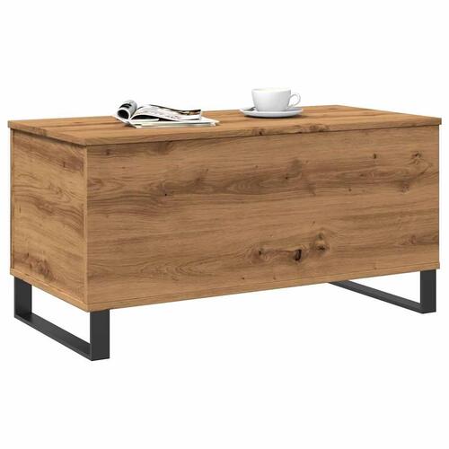 Sofabord 90x44,5x45 cm konstrueret træ kunsteg