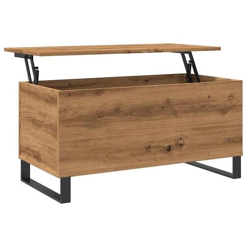 Sofabord 90x44,5x45 cm konstrueret træ kunsteg