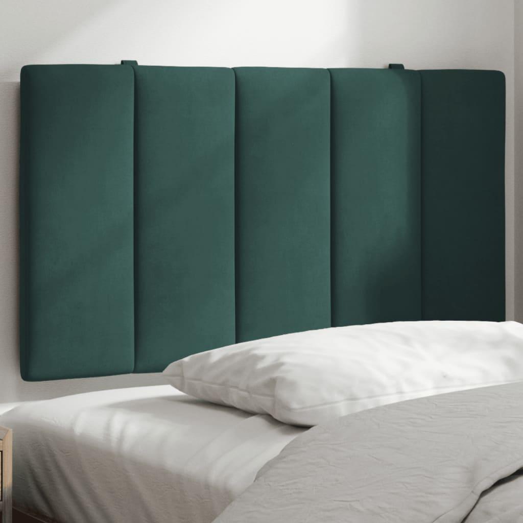 Gavlpude 90 cm velour mørkegrøn