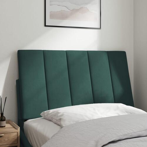 Gavlpude 90 cm velour mørkegrøn
