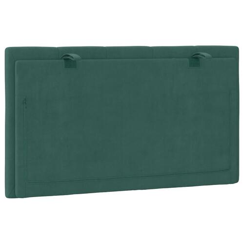 Gavlpude 90 cm velour mørkegrøn
