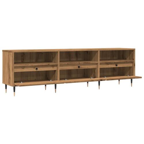 Tv-bord 150x30x44,5 cm konstrueret træ kunsteg
