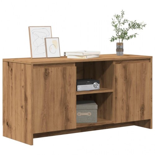 Tv-bord i kunsteg - 102 × 37,5 × 52,5 cm, konstrueret træ