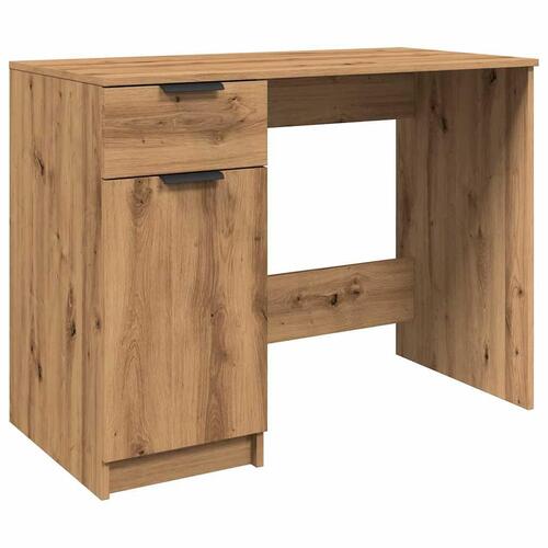 Skrivebord 100x50x75 cm konstrueret træ kunsteg