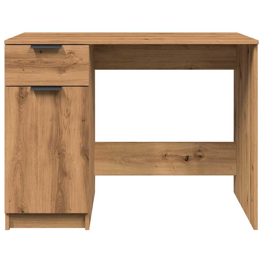 Skrivebord 100x50x75 cm konstrueret træ kunsteg