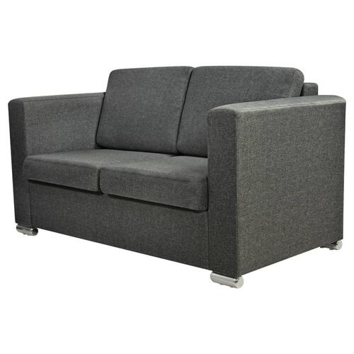 Topersoners sofa i stof mørkegrå