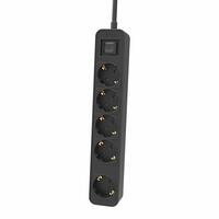 Stikdåse - 5 udtag med kontakt Philips CHP2154B/10