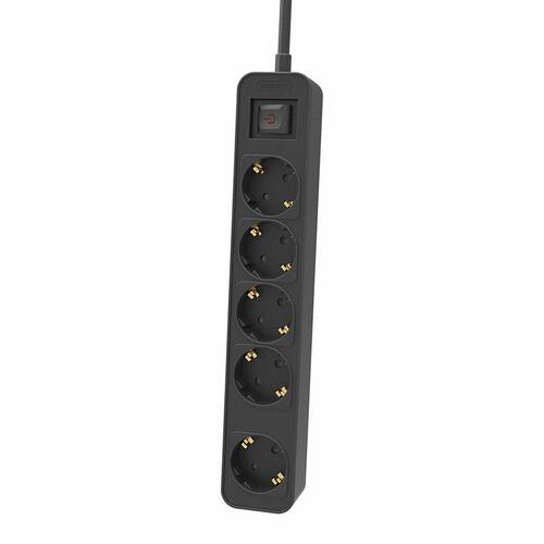 Stikdåse - 5 udtag med kontakt Philips CHP2154B/10