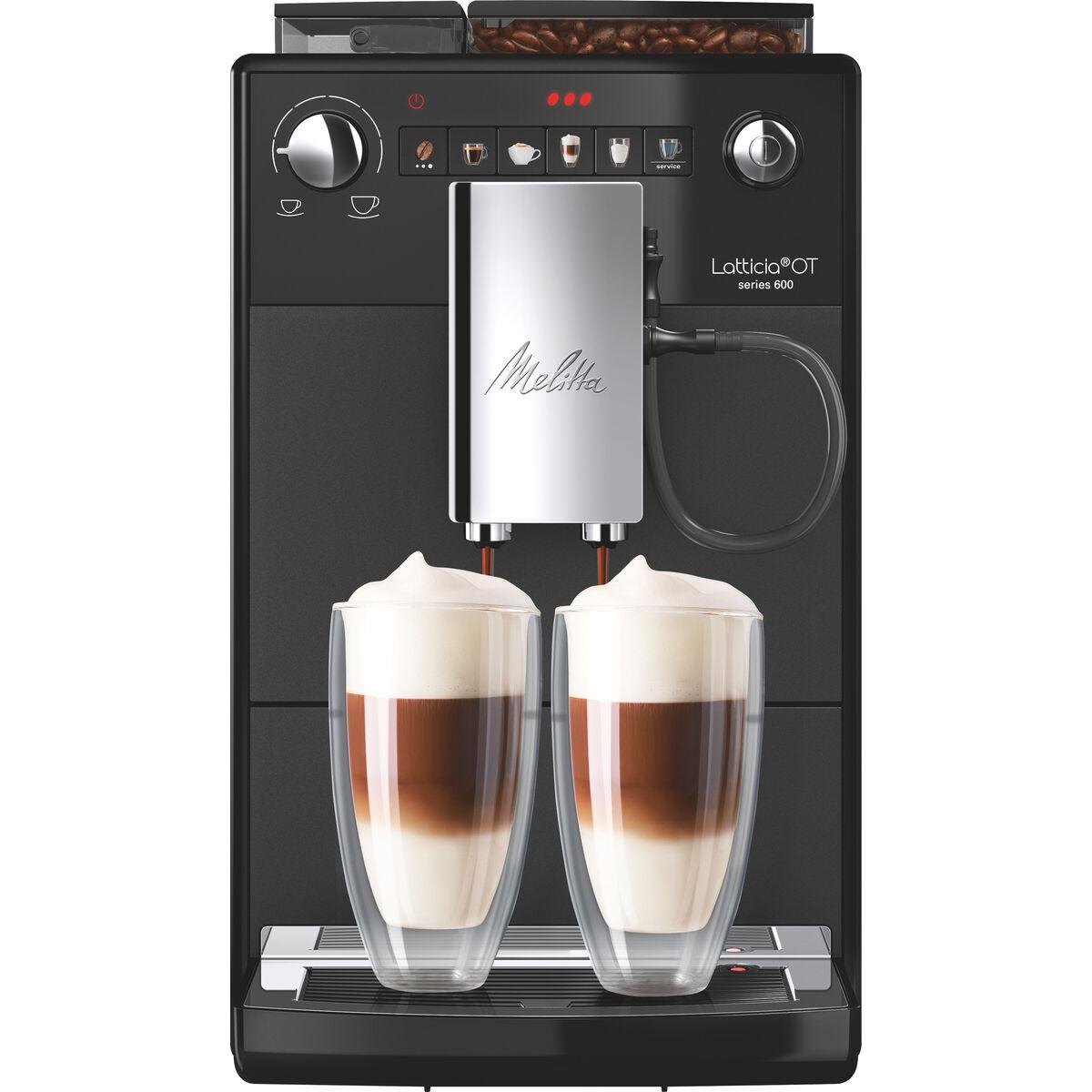 Superautomatisk kaffemaskine Melitta F300-103 Sort Sølvfarvet 1450 W 1,5 L 250 g 15 bar