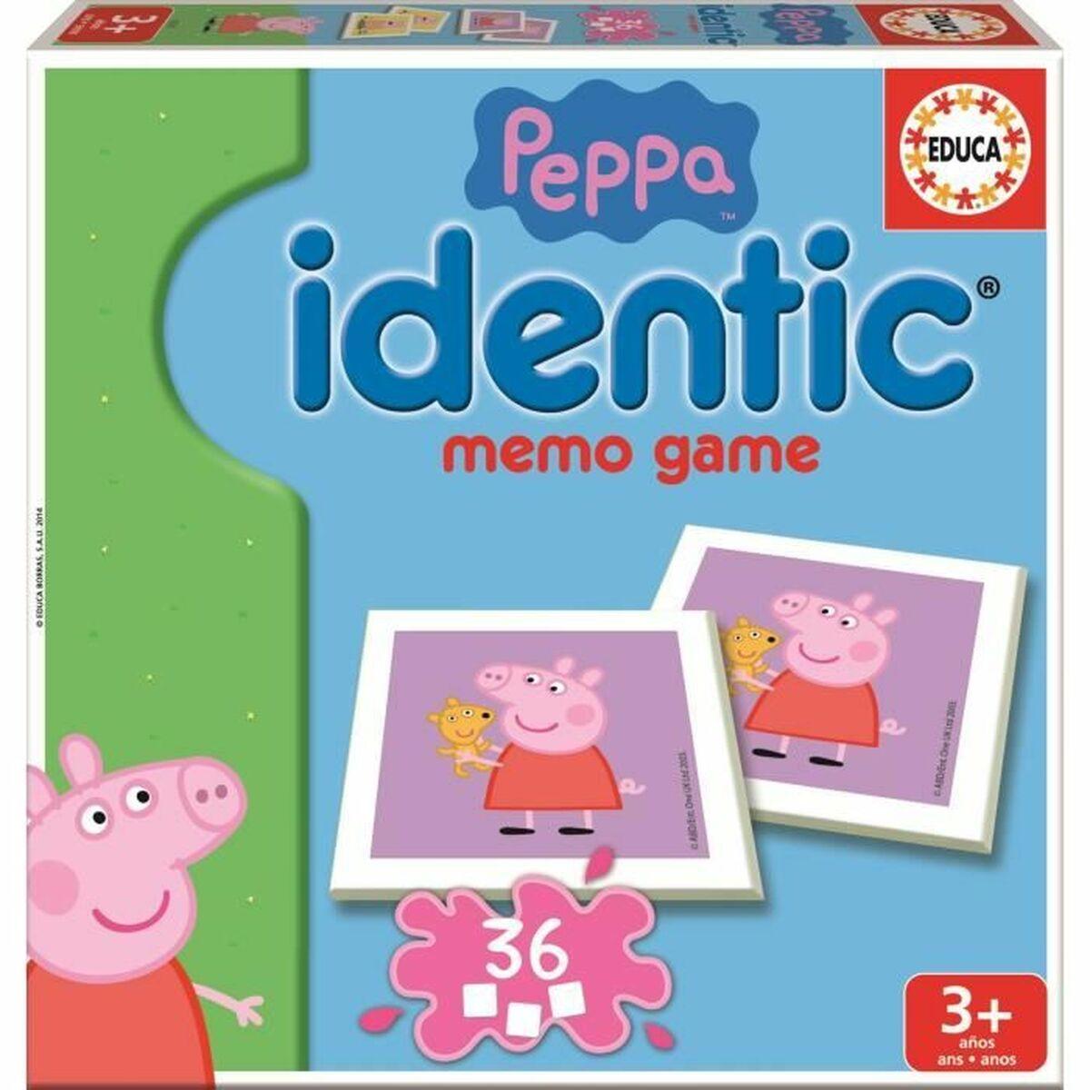 Peppa Pig Identic Memo Game - kortspil fra Educa