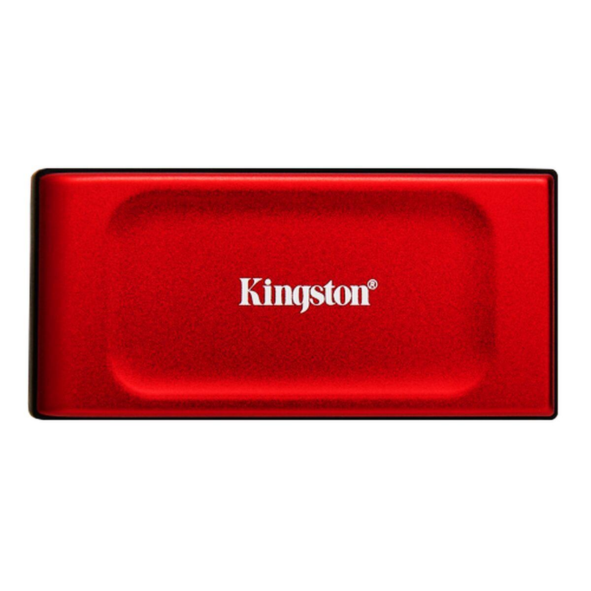Kingston XS1000 Portable SSD - 1TB - Ekstern SSD - Rød - USB 3.2 Gen 2
