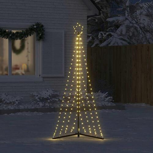 LED-juletræ 339 LED'er 187 cm varmt hvidt lys