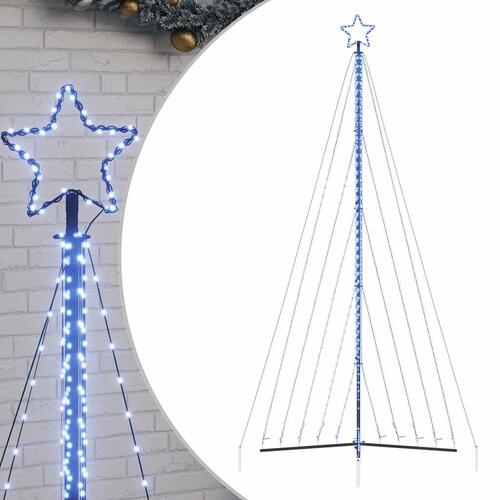 LED-juletræ 570 LED'er 399 cm blåt lys