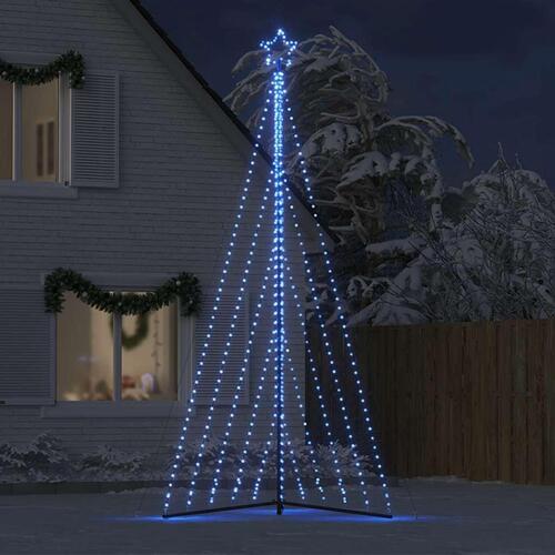 LED-juletræ 570 LED'er 399 cm blåt lys