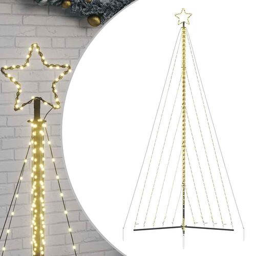Juletræslys 570 LED'er 399 cm varmt hvidt lys