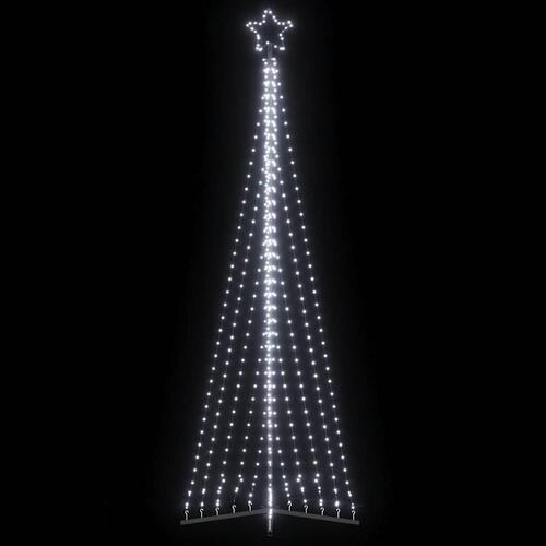 Juletræslys 495 LED'er 300,5 cm koldt hvidt lys