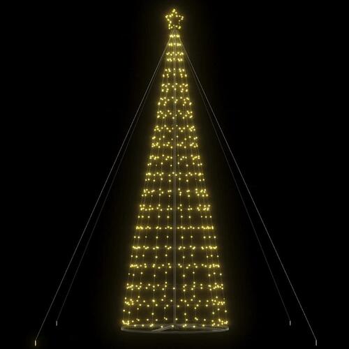 LED-juletræ 1534 LED'er 503 cm varmt hvidt lys