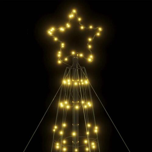 LED-juletræ 1534 LED'er 503 cm varmt hvidt lys
