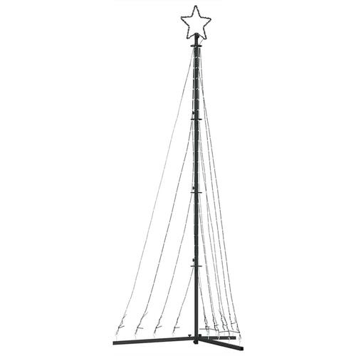 LED-juletræ 447 LED'er 249 cm blåt lys