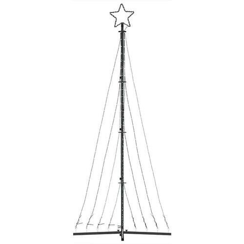 LED-juletræ 447 LED'er 249 cm blåt lys