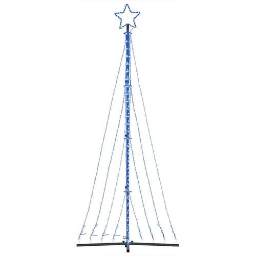 LED-juletræ 447 LED'er 249 cm blåt lys