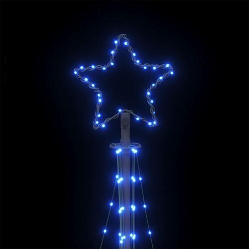 LED-juletræ 447 LED'er 249 cm blåt lys