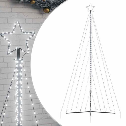 Juletræslys 570 LED'er 399 cm koldt hvidt lys