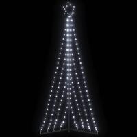 LED-juletræ 339 LED'er 187 cm koldt hvidt lys