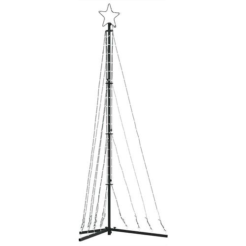 LED-juletræ 339 LED'er 187 cm koldt hvidt lys