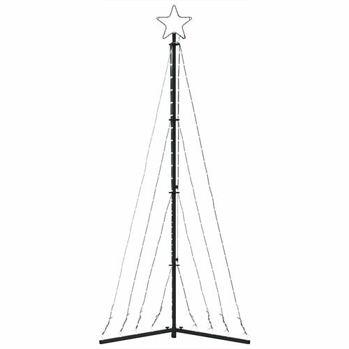 LED-juletræ 339 LED'er 187 cm koldt hvidt lys