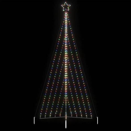 Juletræslys 570 LED'er 399 cm farverigt lys