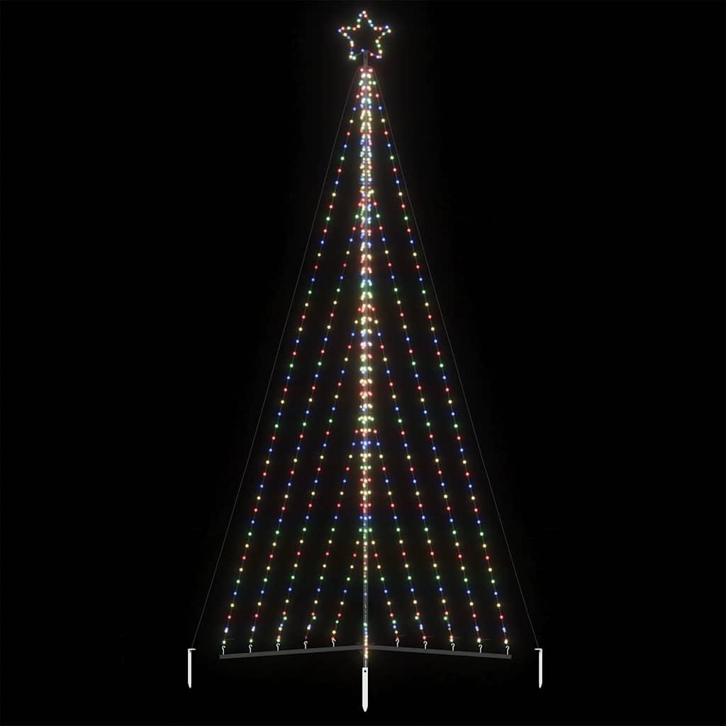Juletræslys 570 LED'er 399 cm farverigt lys