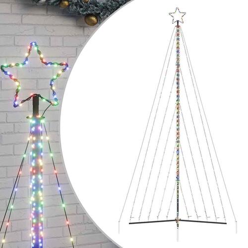 Juletræslys 570 LED'er 399 cm farverigt lys