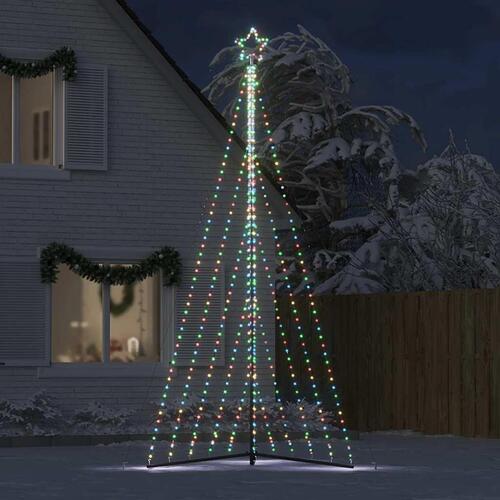 Juletræslys 570 LED'er 399 cm farverigt lys