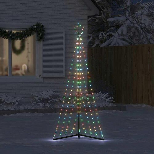 Juletræslys 339 LED'er 187 cm farverigt lys