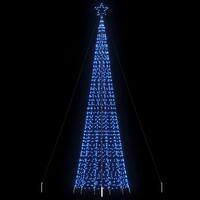 Lysende juletræ med spyd 1534 LED'er 500 cm blåt lys